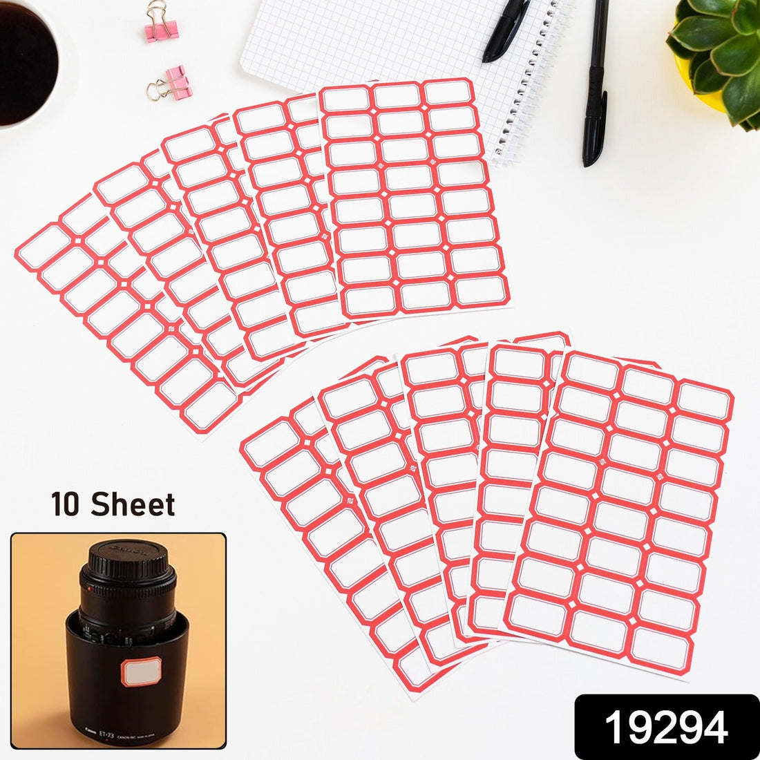 Multipurpose Blank Label Sticker Sheets