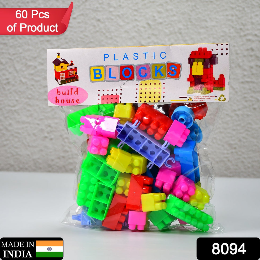 Colorful block set for children’s play and educational purposes