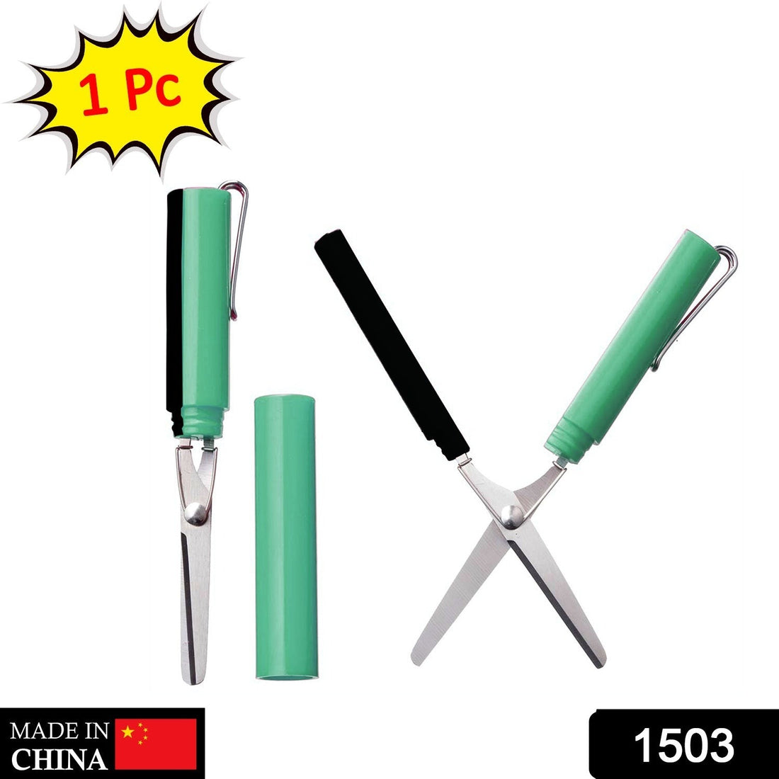 Scissor designed to look like a pen, useful for various cutting tasks