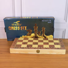 Foldable Wooden Chess Board Set (30 × 30 Cm / 1 Set)