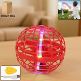 Flying Ball Toys, USB Rechargeable Built-in RGB Lights 360°Rotating Magic Controller