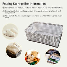 Cloth storage baskets, closet storage bins (42×28 Cm)