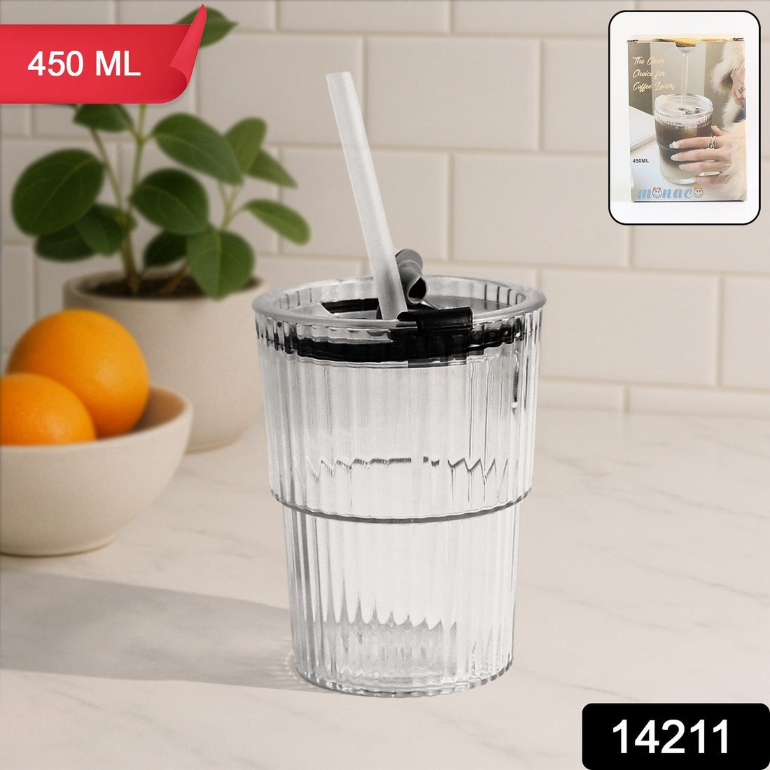 Monaco Clear Tumbler 450 ML
