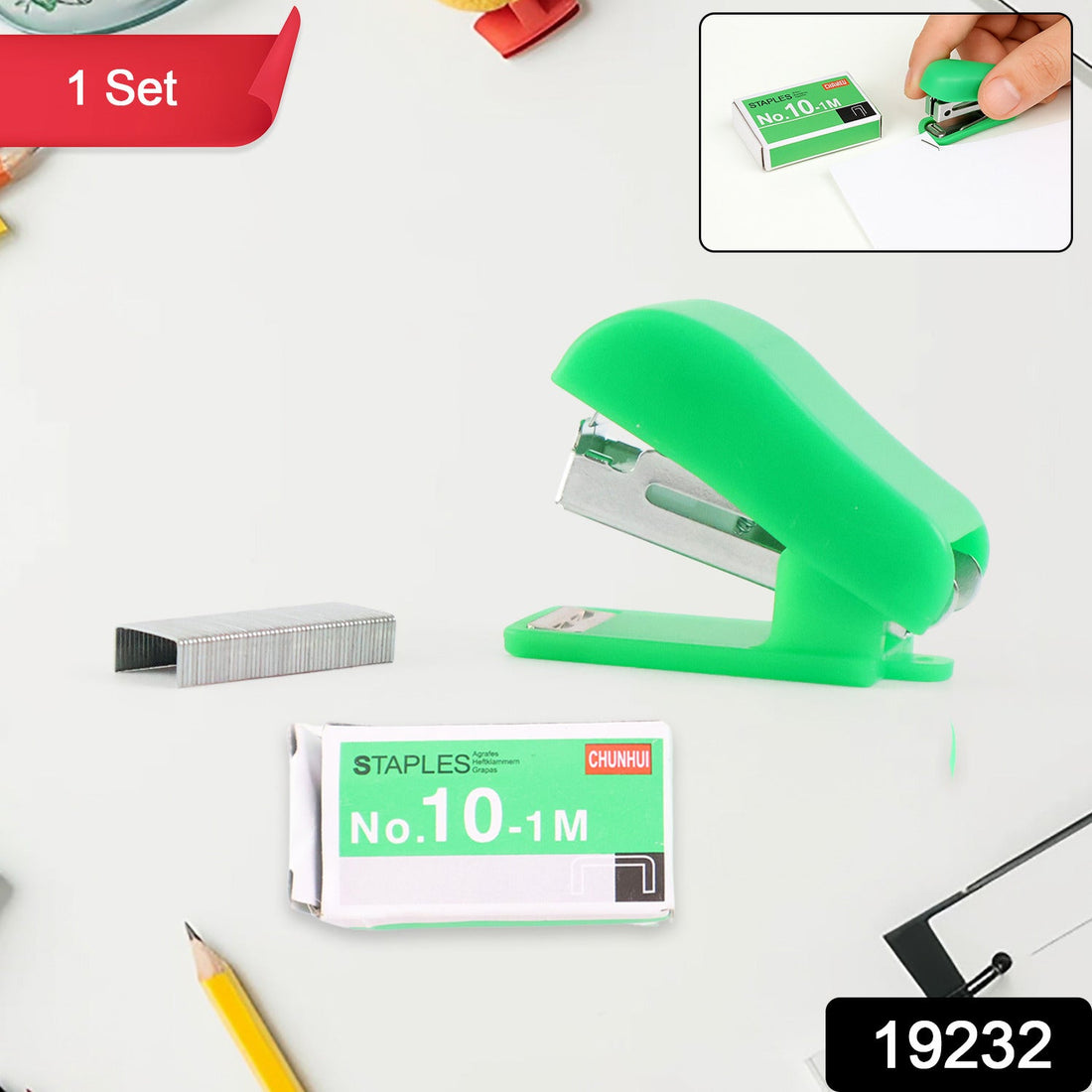 Mini Office Stapler Set