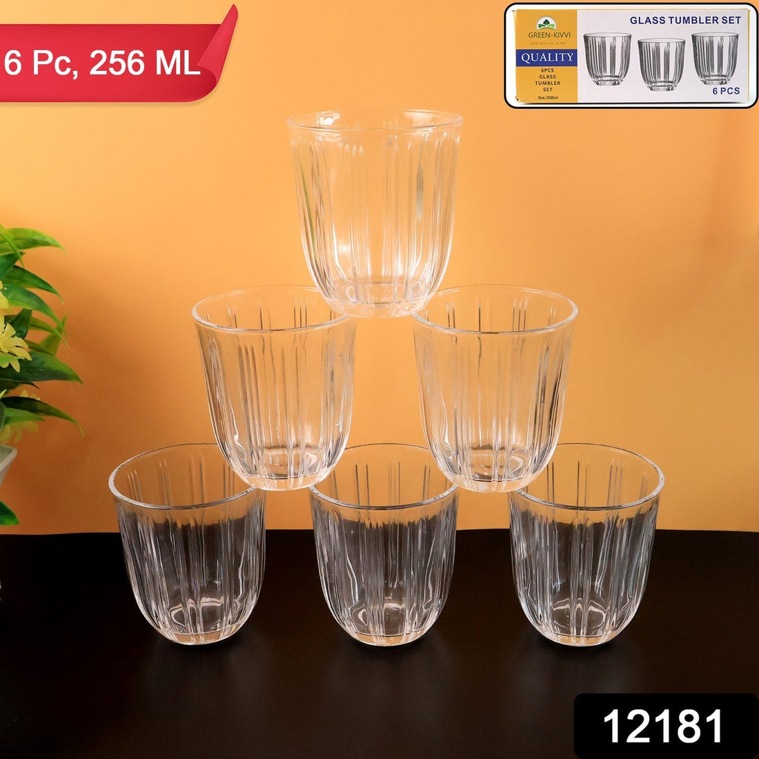 Luxury Clear Glass Tumbler Set
