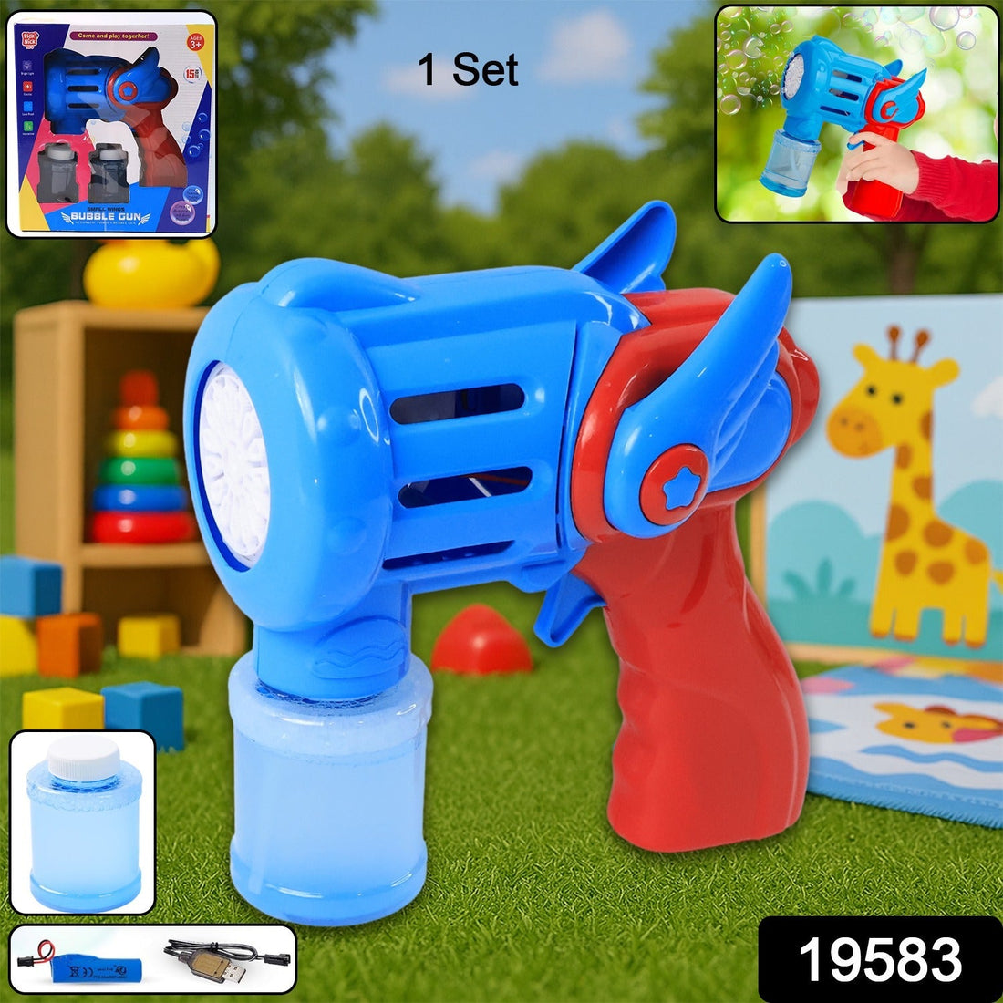 Kids Handheld Bubble Gun Toy