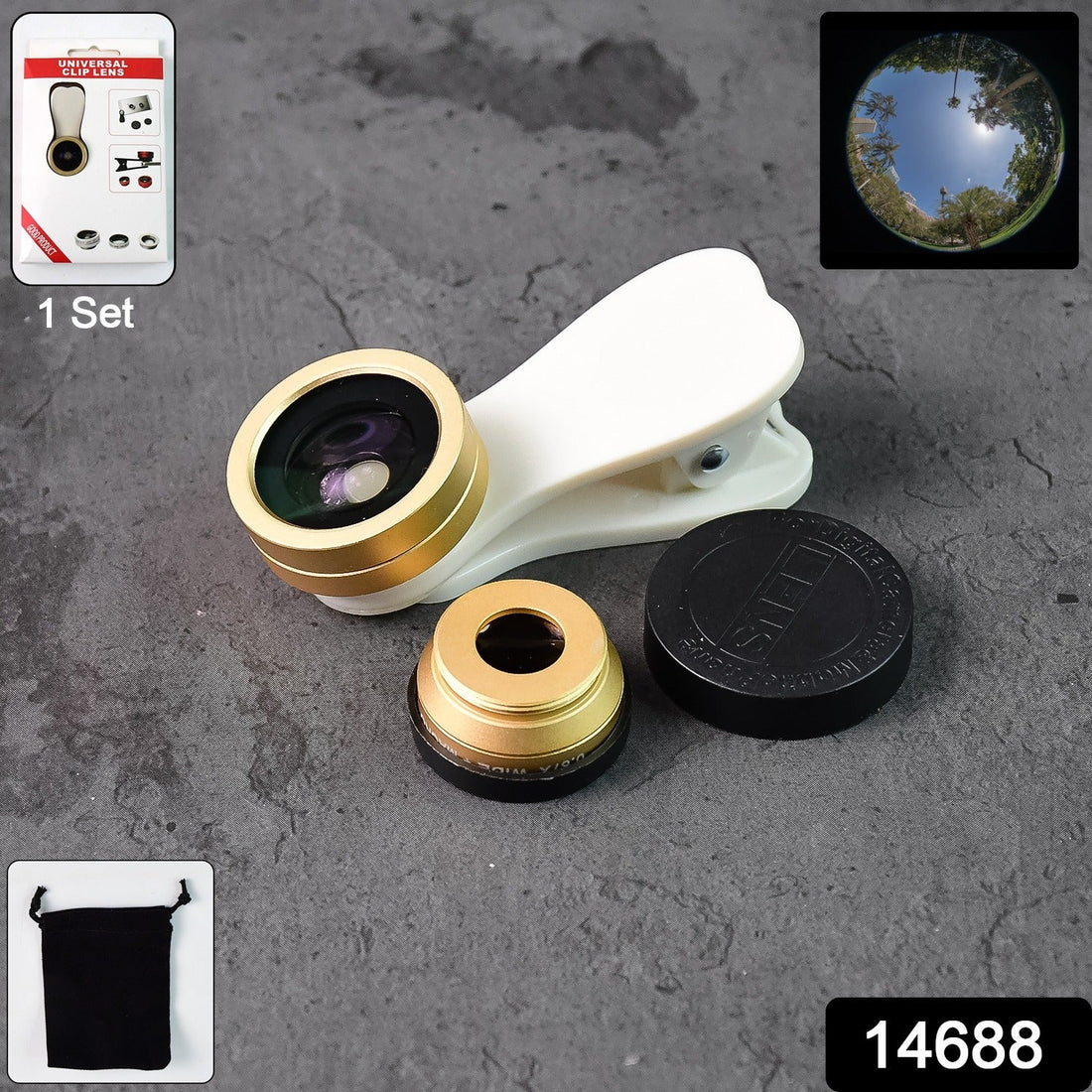 Universal Smartphone Camera Clip Lens Kit