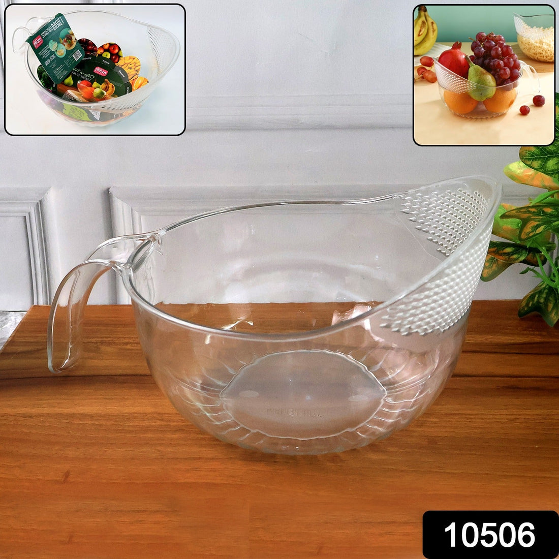 Transparent Multi-Use Plastic Bowl