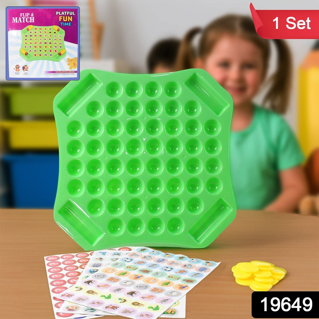 Flip & Match Educational Puzzle Game Toy 
