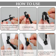Portable Universal Detachable Zipper Slider (10 Pc / Big)