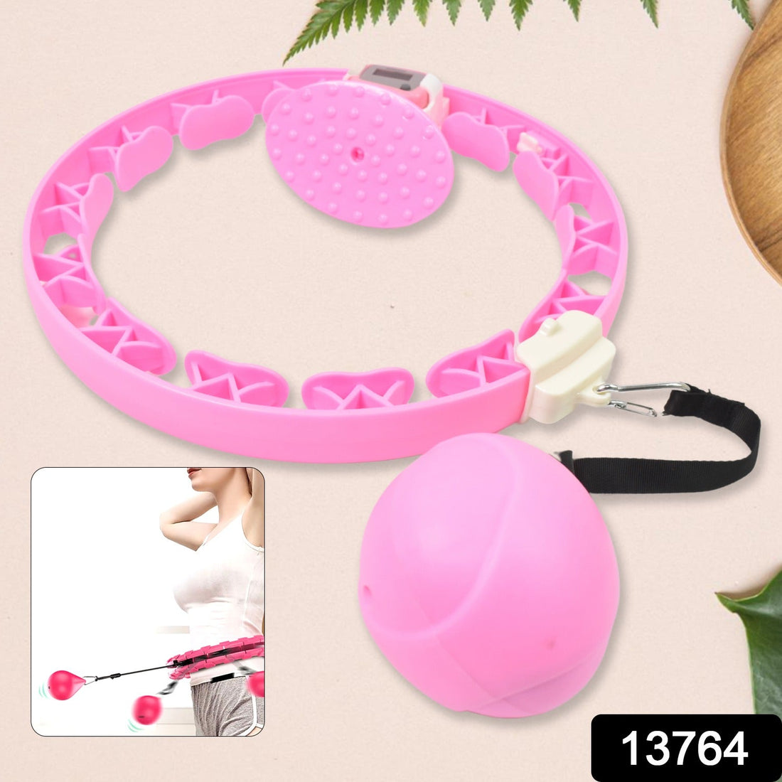 Portable Smart Hula Hoop with Anti-Slip Design