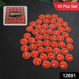 Tealight Candles Set, Smokeless Candles, Tealight Diwali Candles for Diwali, Home Decor, Decoration, Party, Festivals for Mood Dinners Parities Home Decoration Wedding Candle, Diwali (50 Pcs set)