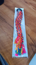 Traditional Multicolor Braided Hair Extension with Tassels