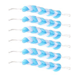 6072 Hanging Bath Shower Long Loofah Sponge Pouf Body Scrubber Small Size (Pack Of 6)