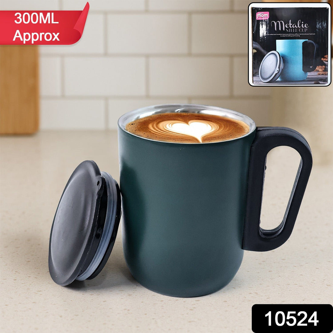 Metallic Stainless Steel Insulated Mug