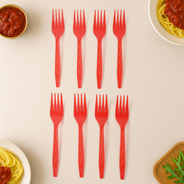 Premium Disposable Plastic Forks (1 Pc)