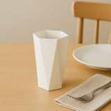 Hexagon Shape Plastic Drinking Glass Set (6 Pc)