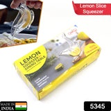 5345 Manual Lemon Slice Squeezer Portable Transparent Fruit Juicer Orange Citrus Manual Bird Shape Hand Juicer For Orange Lemon Limefor Kitchen (Color Box)