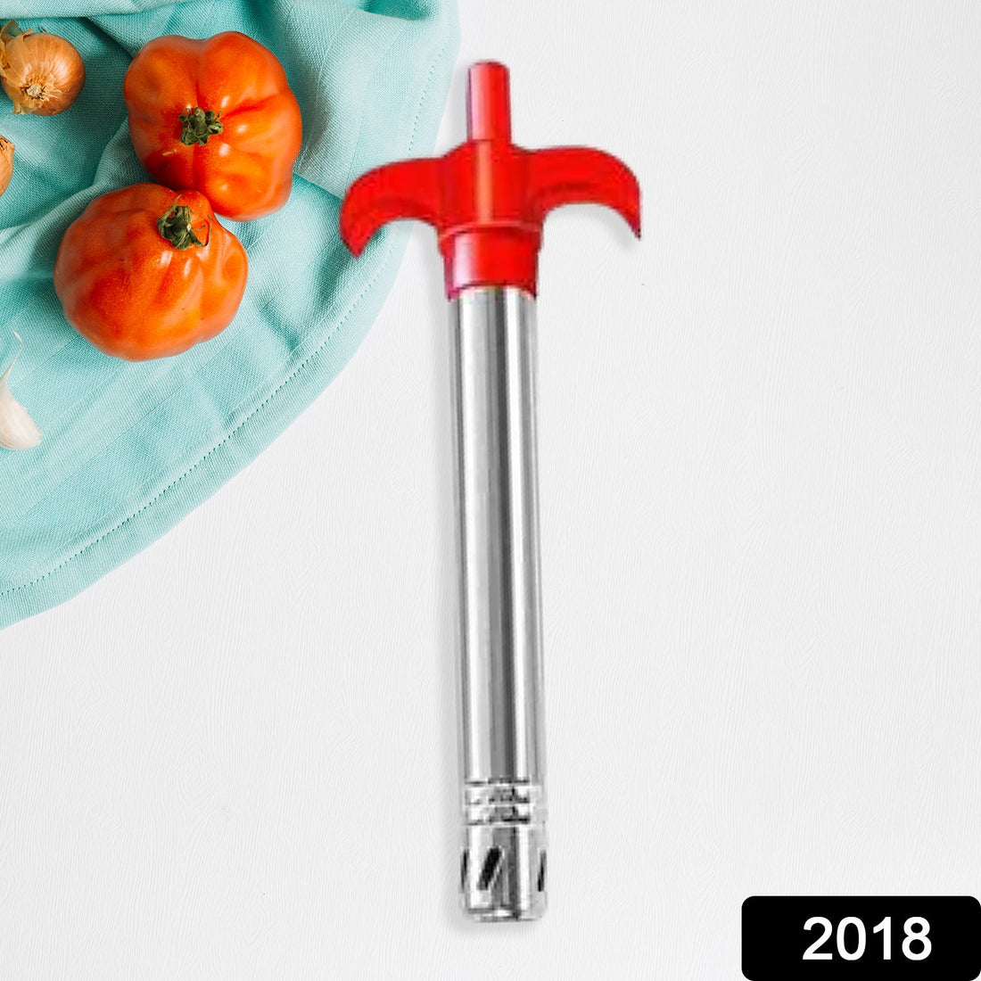 Long stainless steel gas lighter for reliable kitchen ignition and enhanced safety.